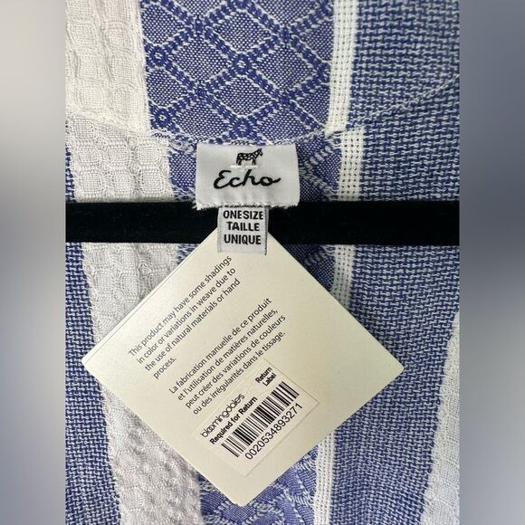 NWT*** Echo Design Textured Yarn Dye Kimono OS - Picture 8 of 8